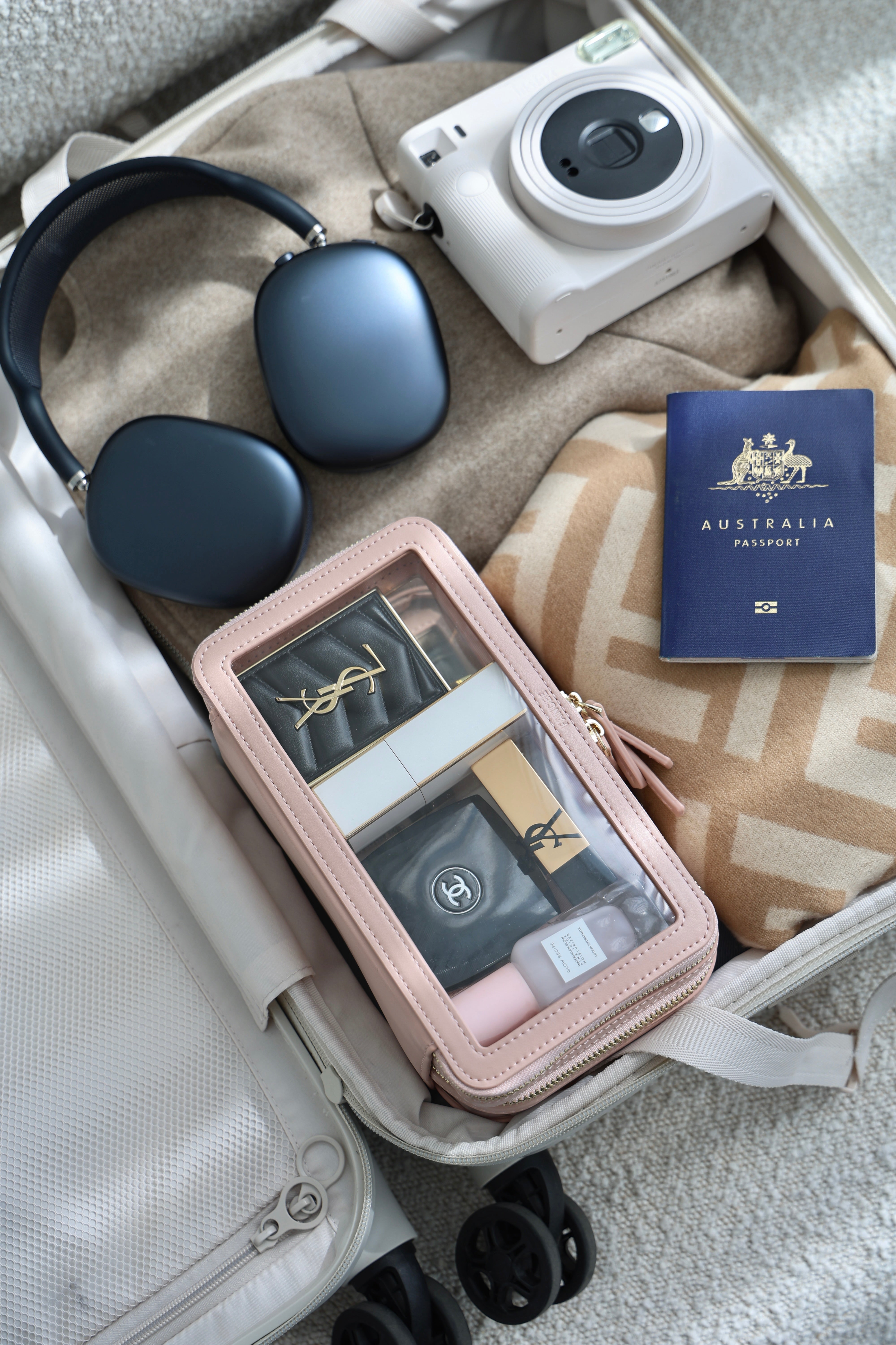 Travel Beauty Case - Nude Pink